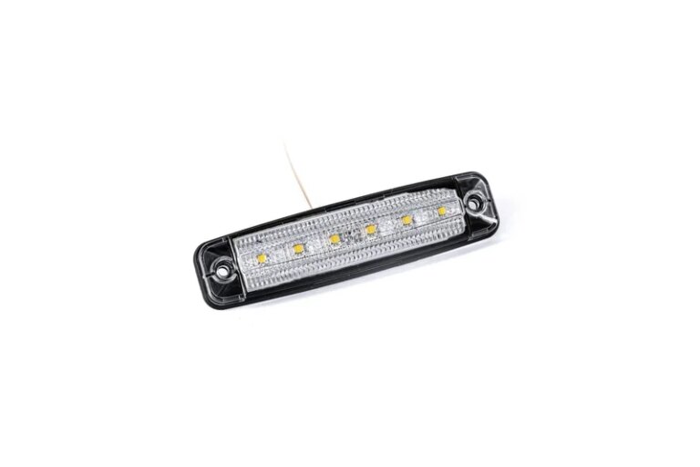 LED Markierungsleuchte weiß 12-24v 15cm Kabel