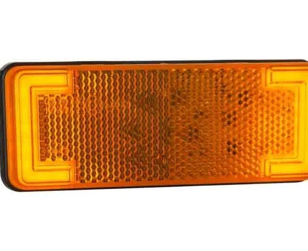 LED Umrissleuchte Neon amber | 12-24v | 50cm. Kabel | MV-3100A