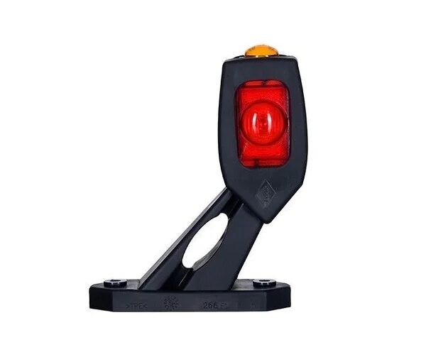 LED Begrenzungsleuchte links rot-weiß-amber 12-24v 50cm Kabel | MB-3631RWA
