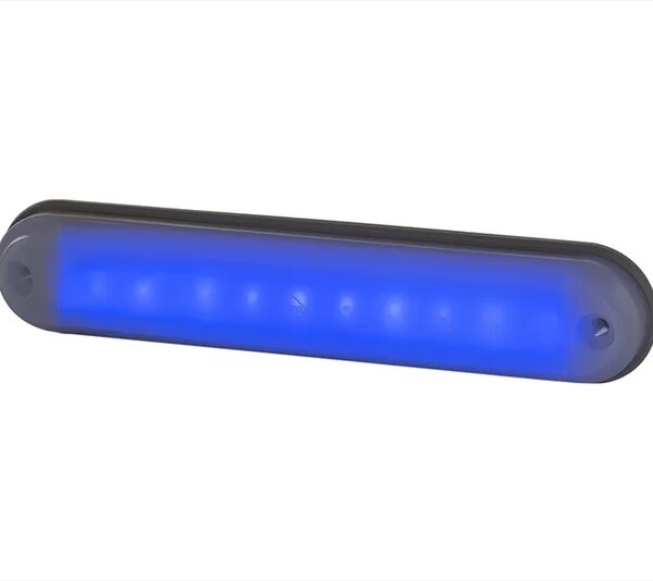 LED Innenleuchte kompakt - blau - 15lm - 12-24v | BG-1400B