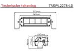 LED bar | 40 Watt | 3520 Lumen | 9-36v | 40cm Kabel | Deutsch Stecker | TRSW12278-1D – Bild 5