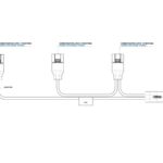 Splittkabel 7-PIN AMP auf 3x 4PIN MCP für LCR19 Lampen | D14980