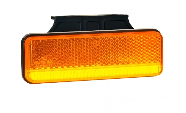 LED Positionsleuchte amber mit Bügel | 12-24v | 50cm. Kabel | MV-3250A