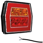 LED kompaktes Rücklicht ohne Kennzeichenleuchte | 12-36v | 100cm. Kabel | V10C3-720