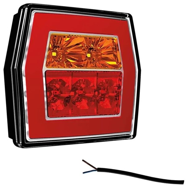 LED kompaktes Rücklicht ohne Kennzeichenleuchte | 12-36v | 100cm. Kabel | V10C3-720