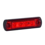 LED Positionsleuchte rot mit Bügel | 12-24v | 50cm. Kabel | MV-5250R