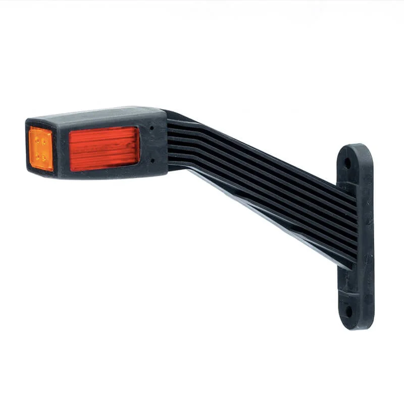 Links | LED Begrenzungsleuchte | abgewinkelter Griff | 12-36v | 30cm. Kabel | MB-1451
