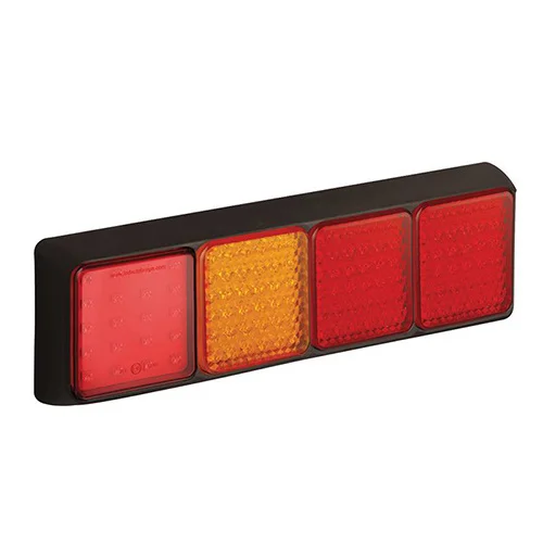 LED Rücklicht mit schwarzem Rand | 12-24v | 40cm Kabel | 100BFARRME