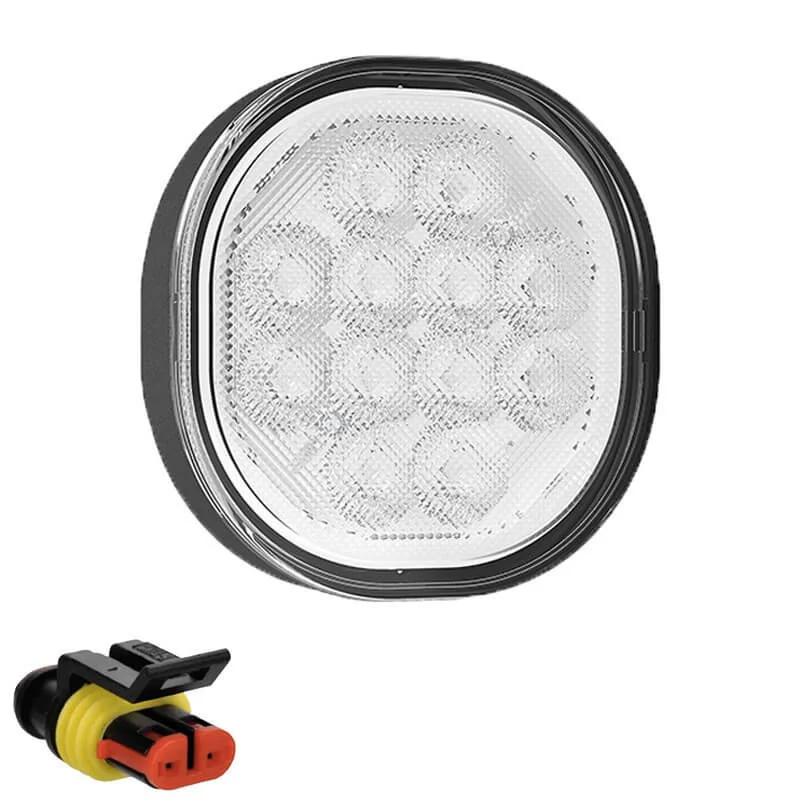 LED-Rückfahrlicht | 12-24v | 50cm Kabel | SuperSeal flache Montage | VR-340SS