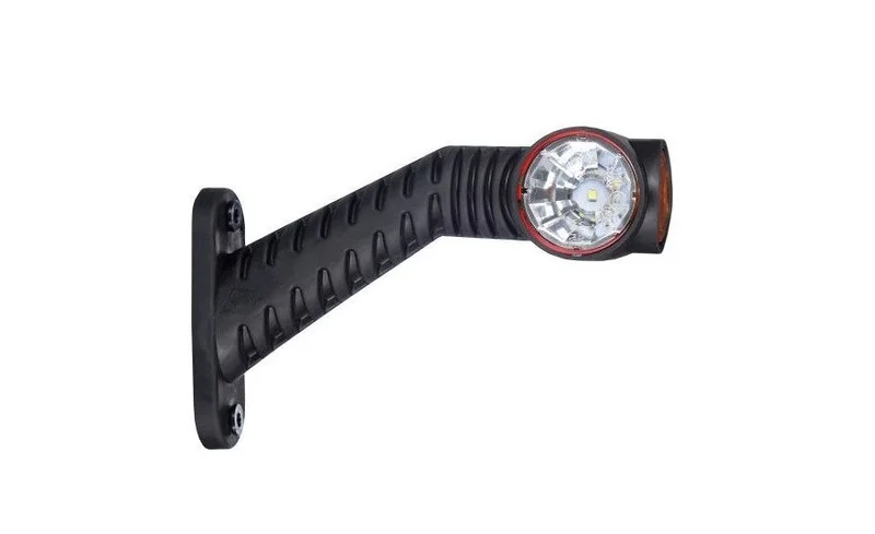 Links | LED Begrenzungsleuchte | rot-weiß-amber | 12-24v | 50cm. Kabel | MB-4891RWA