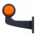 LED Begrenzungsleuchte amber | abgewinkelter Griff | mattierte Linse | 12-24v | MB-1023A – Bild 3