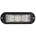LED Blitzer 3 LEDs | Gelb | 180 Grad | 10-30v | LED3DVA180 – Bild 3