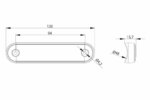 Dunkle Positionsleuchte-lang amber | 12-24v | 0,15m | MV-2400LDA – Bild 6
