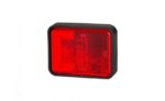 LED Positionsleuchte neonrot mit Bügel | 12-24v | 50cm. Kabel | MV-3500R – Bild 2