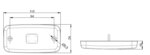 LED Positionsleuchte weiß 12-36V 0,5m Kabel | M10MV-600W – Bild 2