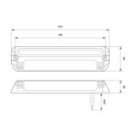 LED-Eckarbeitsleuchte | schwarz | 1980 Lumen | 12-24v | 11,5 W | SL200BM – Bild 4