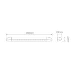 LED Innenbeleuchtung | 26cm | schwarz | 12v | warmweißes Licht | 23260BLK-12 – Bild 2
