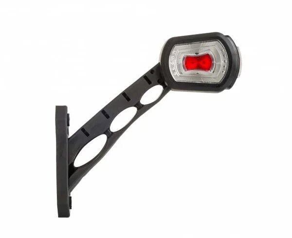 LED Begrenzungsleuchte rechts rot-weiß 12-24v 50cm Kabel | MB-2762RWA