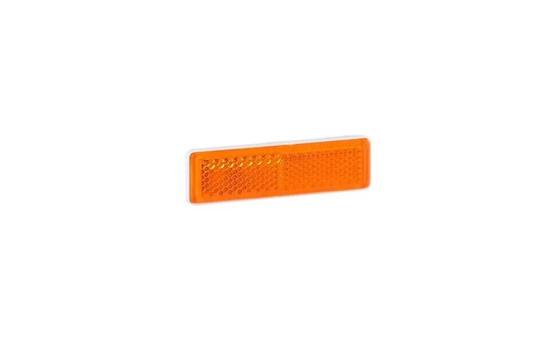 Reflektor amber 19x69mm Klebemontage (nur 20 Stück) | UO 088