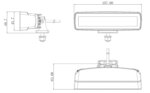 LED Arbeitsscheinwerfer 2880 Lumen | 30Watt | IP68 | Deutsch Stecker | WF-3027 – Bild 4