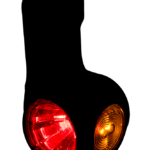 LED Begrenzungsleuchte rechts rot-weiß-amber 12-24v 60cm Kabel