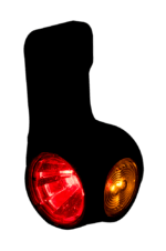 LED Begrenzungsleuchte rechts rot-weiß-amber 12-24v 60cm Kabel