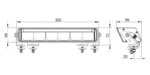 LED bar | Shadow 1 | amber-weiß | 5700 Lumen | 9-36v | LD3-6057 – Bild 10