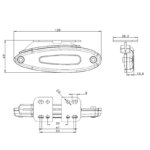 LED Positionsleuchte amber | 12-24v | 50cm Kabel | MV-1950A – Bild 6