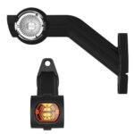 Rechts | LED Begrenzungsleuchte mit abgewinkeltem Griff | 12-36v | 0,75mm². Stecker | M10BV-712RWA – Bild 2