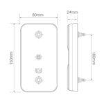 LED Kompaktes Rücklicht ohne Kennzeichenbeleuchtung | 12V | 40cm Kabel | 150BARE – Bild 3