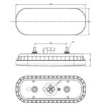 LED Rücklicht mit dynamischem Blinklicht | 12-24v | VC-320B5 – Bild 6