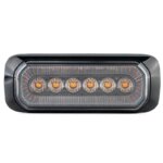 LED Blitzer R65 + Halo-Ring, gelb-rot 12-24v – Bild 5