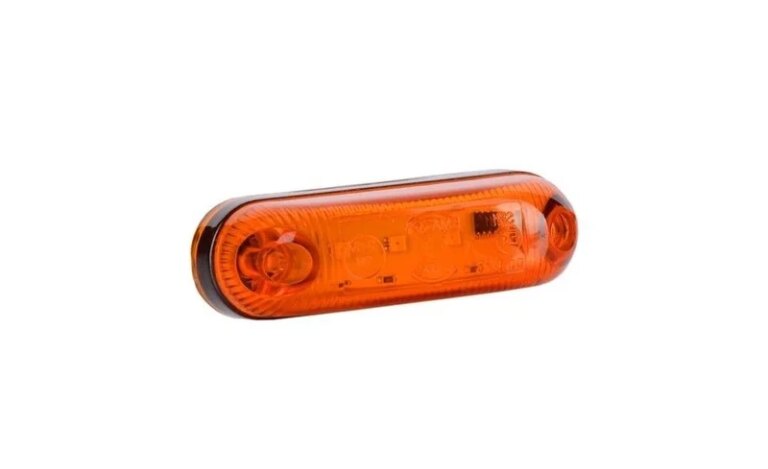 LED Umrissleuchte amber mit Bügel | 12-24v | 50cm. Kabel | MV-4000A