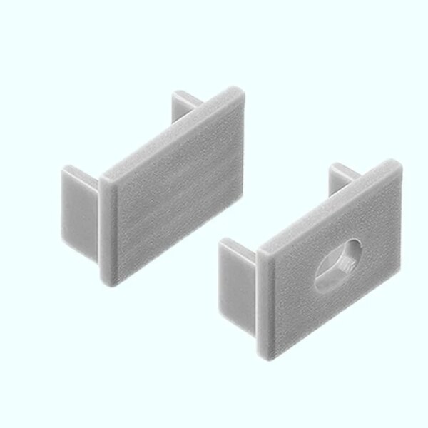 Endkappe | für BAC-ALU3 | mit Kabeldurchführungstülle | BAC-ALU3-CAP-O