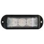 LED Blitzer 3 LEDs | blau 180° | 10-30v | LED3DVB180 – Bild 3