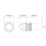 LED-Cockpit-Kontrollleuchte | amber 24v | PLA-24 – Bild 3