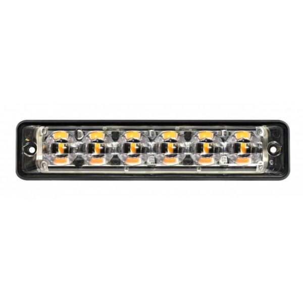 LED Blitzer 6 LEDs | R65 | ultraflache slimline | amber | 10-30v | S11F6002