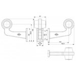 links | LED Begrenzungsleuchte | abgewinkelter Griff & mattierte Linse | 12-24v | MB-1021RA – Bild 7