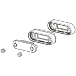 LED Positionsleuchte Einbau rot | 12-24v | 5m Kabel | MV-2400R-5M – Bild 9