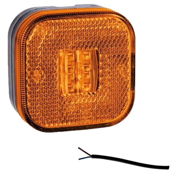 LED Umrissleuchte amber | 12-24v | 50cm Kabel | M10MV-900A