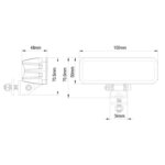 LED ECE-R23 Rückfahrlicht | 2600 Lumen | 24 Watt | IP69K | Deutsch Stecker | WR-2426 – Bild 6