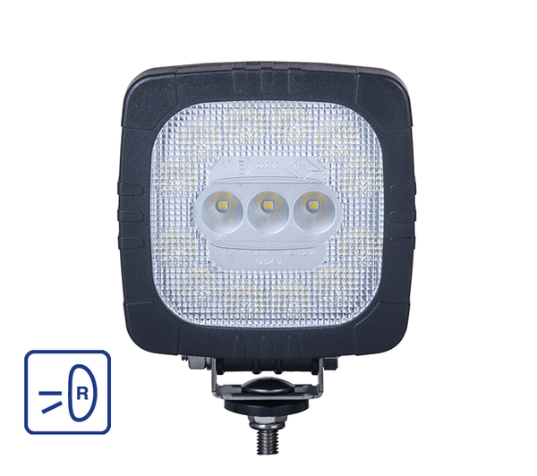 LED ECE-R23 Arbeitsscheinwerfer 1000lm - 12W - 12-24v - 1.5m. Kabel | WR-1012