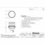 LED R65 Rundumleuchte grün | 12-24v | Mini DIN ECCOLED | EB5006G – Bild 2
