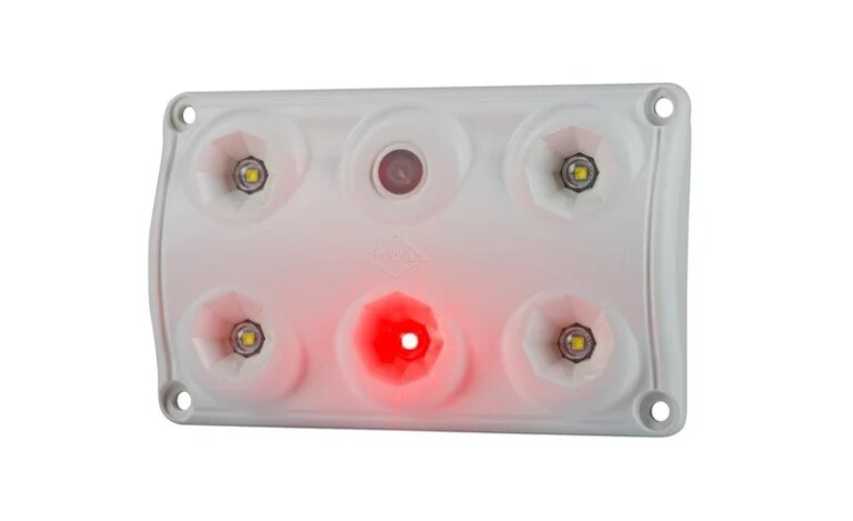 LED Innenleuchte - Touch - Rot-weiß - 5000K - 12-24v - IP65 | BTS-1500RW