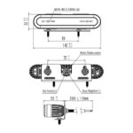 LED R65 Blitzer 6-LED weiß | 12-24v | ED5000C – Bild 2