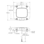 LED Blitzer | R65 | amber 8-LED | 12-24v | ED5110A – Bild 2