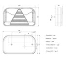 Rechts | LED Rücklicht mit Kennzeichenleuchte | 12-36v | 100cm Kabel | V10C5-522 – Bild 4