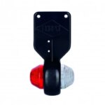 LED Begrenzungsleuchte rechts rot-weiß 12-24v 50cm Kabel | MB-4232RW