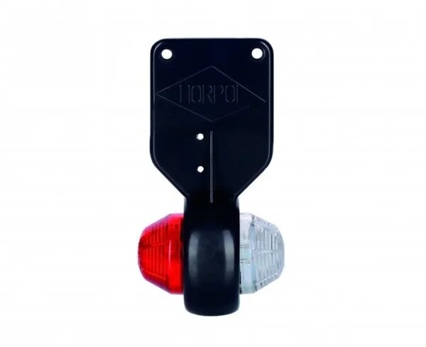 LED Begrenzungsleuchte rechts rot-weiß 12-24v 50cm Kabel | MB-4232RW