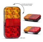 LED Kompaktes Rücklicht ohne Kennzeichenbeleuchtung | 12V | 40cm. Kabel | 149BAR – Bild 3